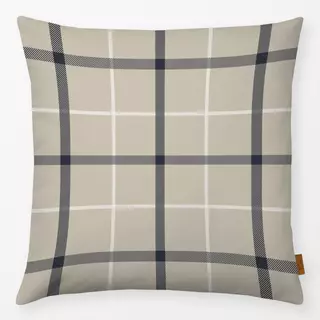 Kissen Tattersall Plaid cottage beige