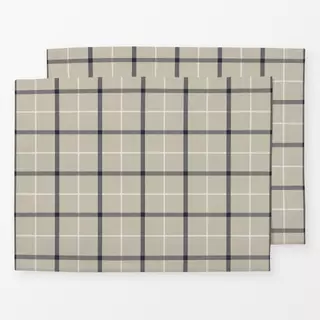 Tischset Tattersall Plaid cottage beige