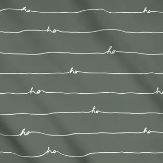 Meterware Ho Ho Ho green