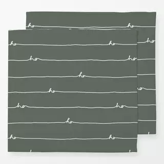 Servietten Ho Ho Ho green