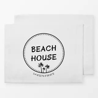 Tischset Beach House