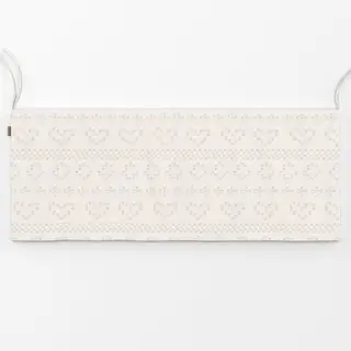 Bankauflage Strickmuster in beige