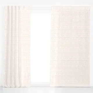 Dekovorhang Strickmuster in beige