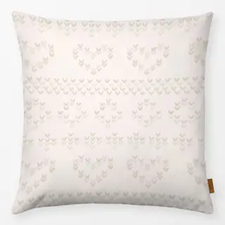 Kissen Strickmuster in beige