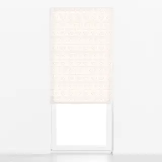 Raffrollo Strickmuster in beige