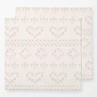 Servietten Strickmuster in beige