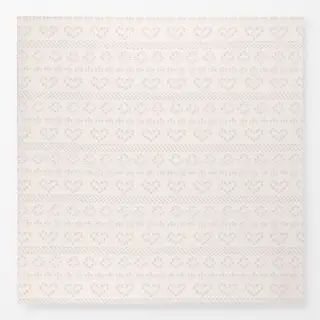 Tischdecke Strickmuster in beige