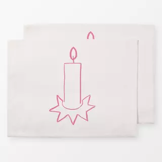 Tischset Kerze