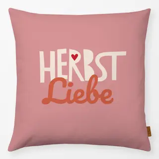 Kissen Herbstliebe rosa