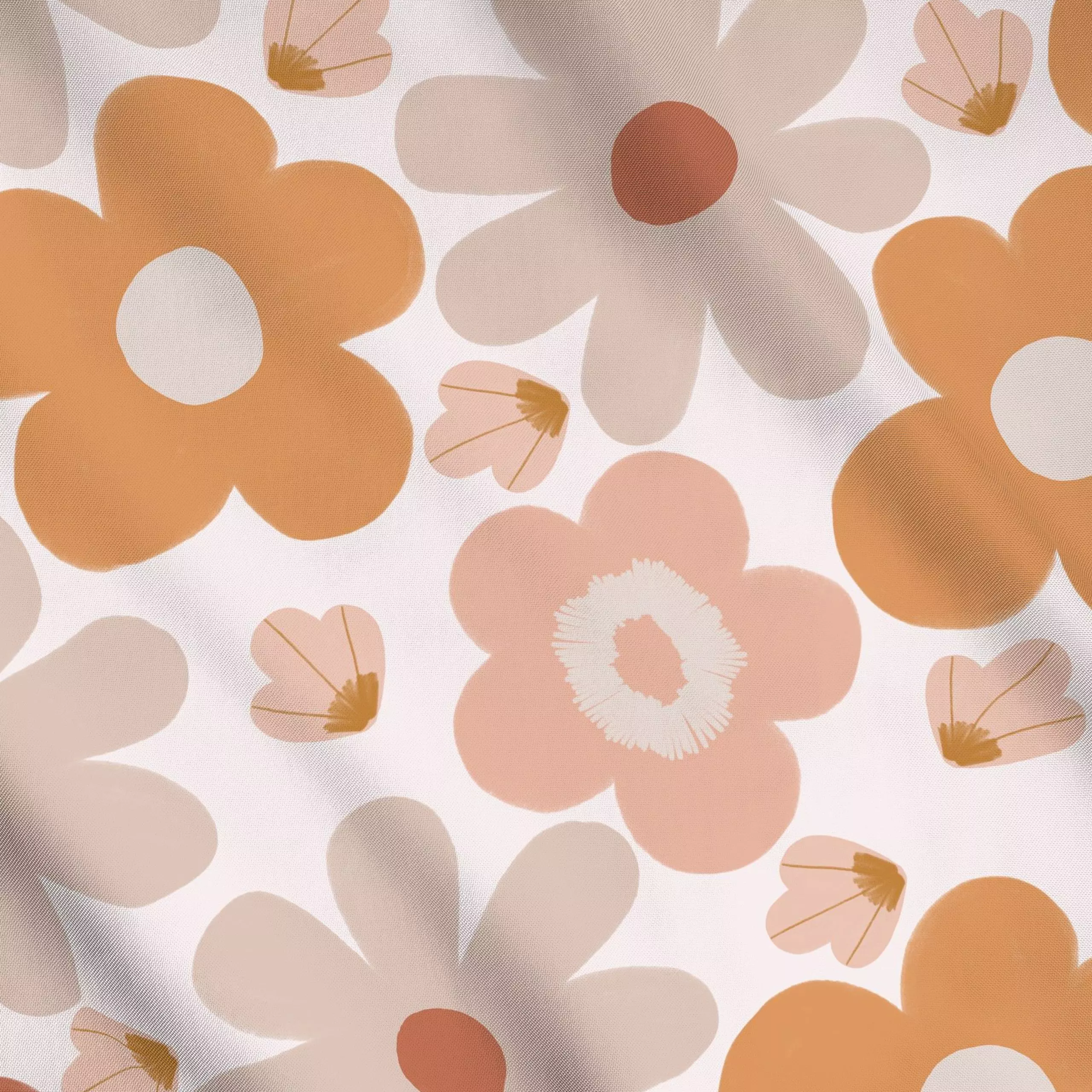 Meterware Terracotta Flowers, Blumen, Frühling, von Menina Lisboa
