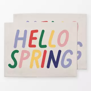 Tischset Hello Spring