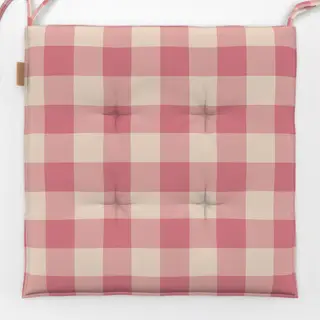 Sitzkissen Xmas - Plaid rosa