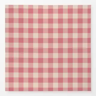Tischdecke Xmas - Plaid rosa
