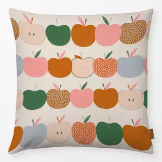 Kissen Allover Apfel bunt