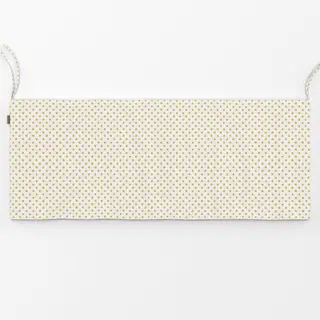 Bankauflage Punkte Polkadot Hellgrün Beige