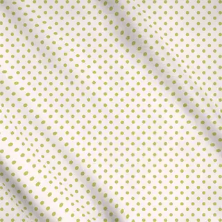 Meterware Punkte Polkadot Hellgrün Beige