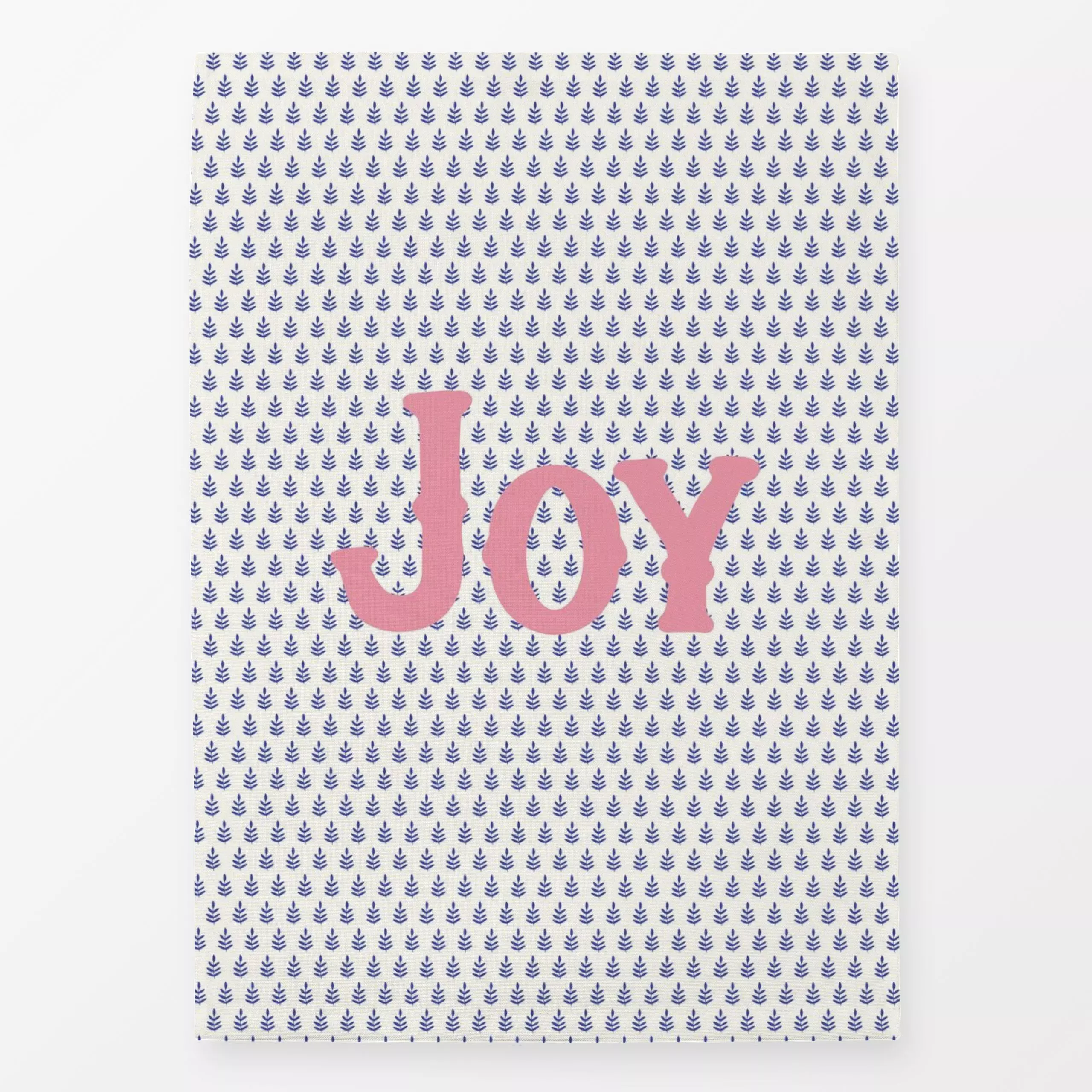 Geschirrtücher JOY blue - Sprüche & Schriftzüge, Weihnachten - von „Andrea Liesert"; Muster, minimal, kleingemustert, Merry ...