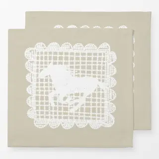 Servietten Chrochet Horse