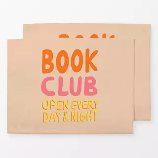 Tischset Book Club