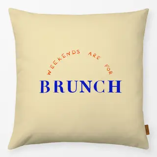 Kissen Weekend Brunch Butteryellow