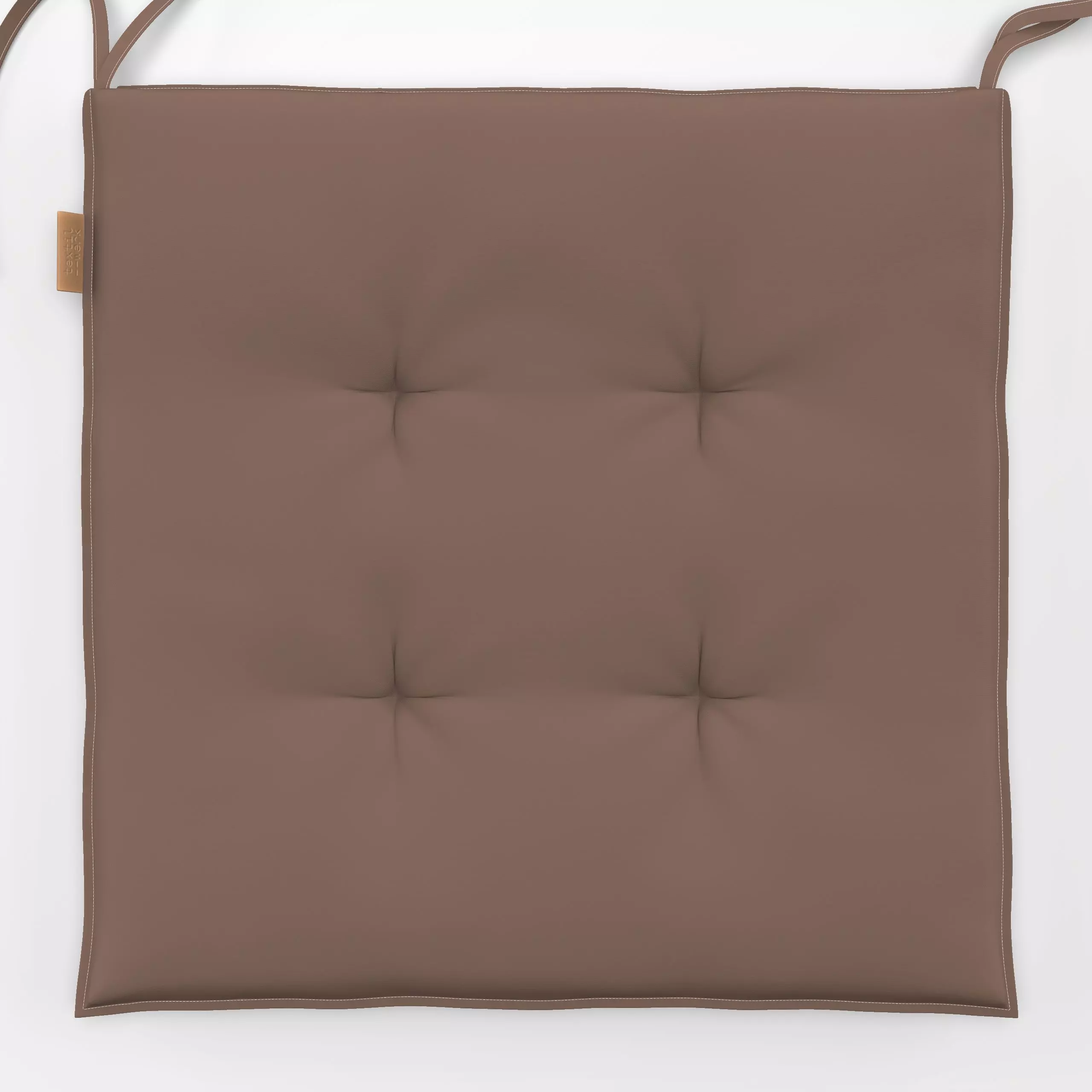 Sitzkissen colors Braun Rustic Lines - Symbole & Muster - von „textilwerk colors"; bunt, schlicht, braun, Farben, uni, einfa...