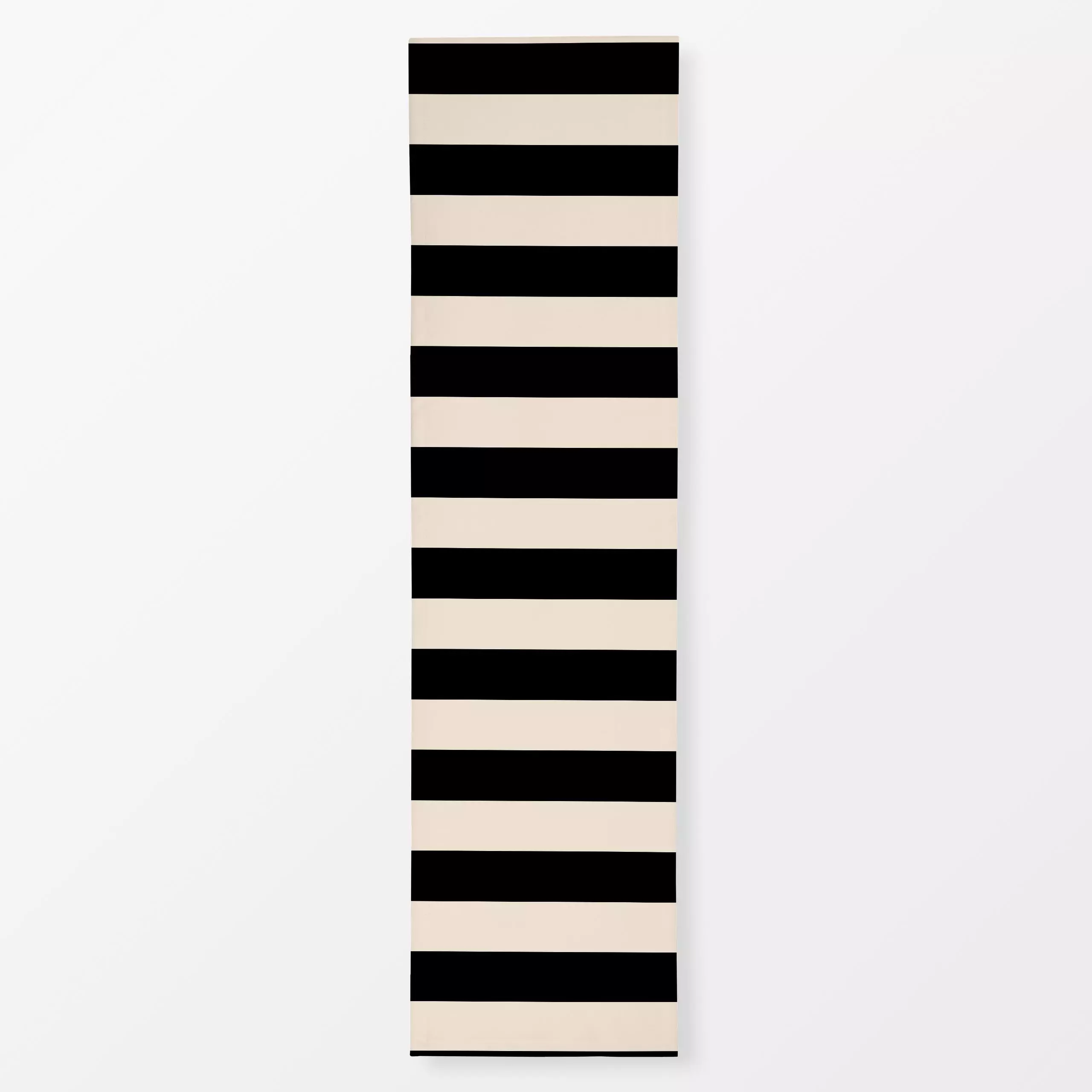 Tischläufer Bold Beige Block Stripes, gemustert, von Studio ROSAGRAU