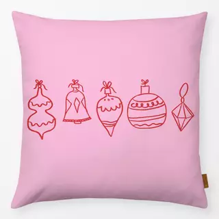 Kissen Tannenbaumkugeln Pink