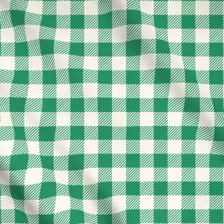 Meterware Picnic Karo Grün Groß