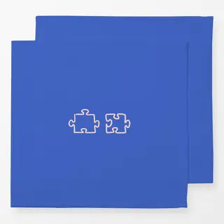 Servietten Puzzle Pieces blue