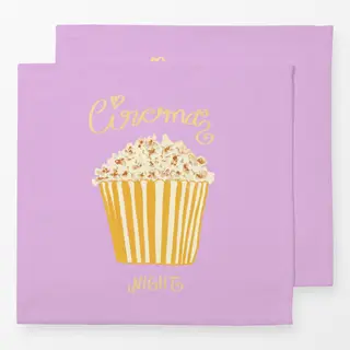 Servietten Cinema Night Lila