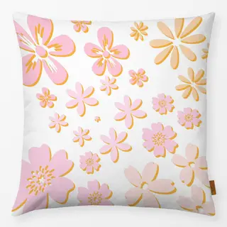 Kissen Pinke Blumen Sommergarten
