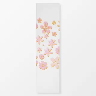 Tischläufer Pinke Blumen Sommergarten