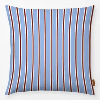 Kissen Bistro Stripes blue white red