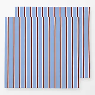 Servietten Bistro Stripes blue white red