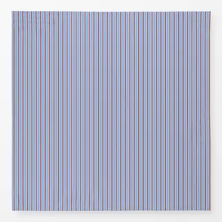 Tischdecke Bistro Stripes blue white red