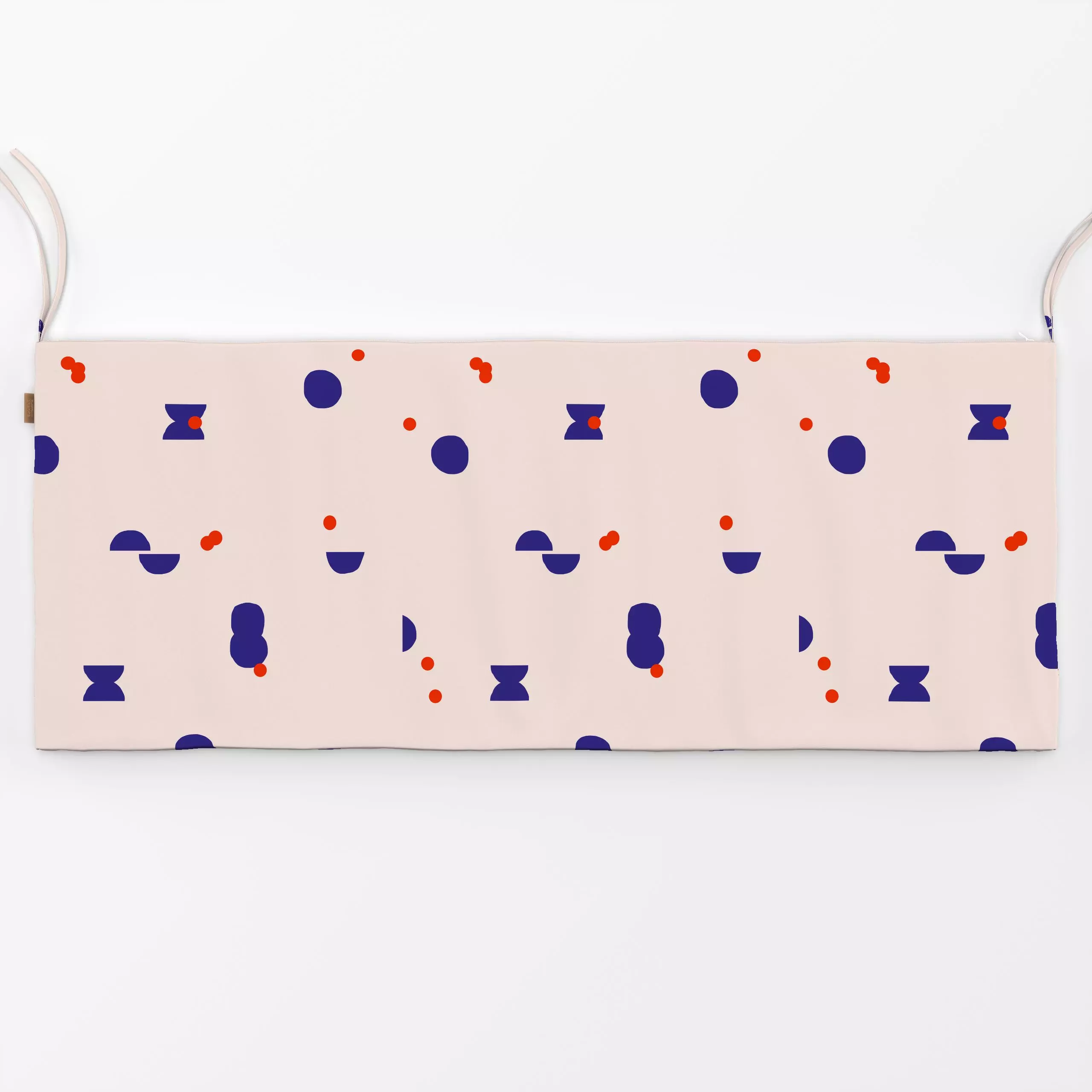Bankauflage Circus of Shapes 1 - Symbole & Muster - von „Maren Gross "; Muster, abstrakt, Punkte, Geometrisch, Kreise, forme...