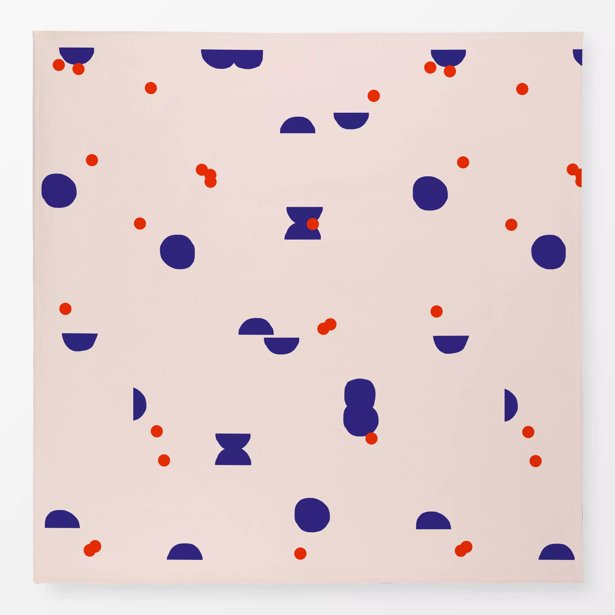 Tischdecke Circus of Shapes 1 - Symbole & Muster - von „Maren Gross "; Muster, abstrakt, Punkte, Geometrisch, Kreise, formen...