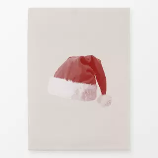 Geschirrtuch Weihnachtsmütze Beige