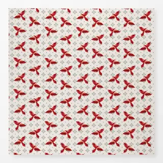 Tischdecke Parrot pattern ecru