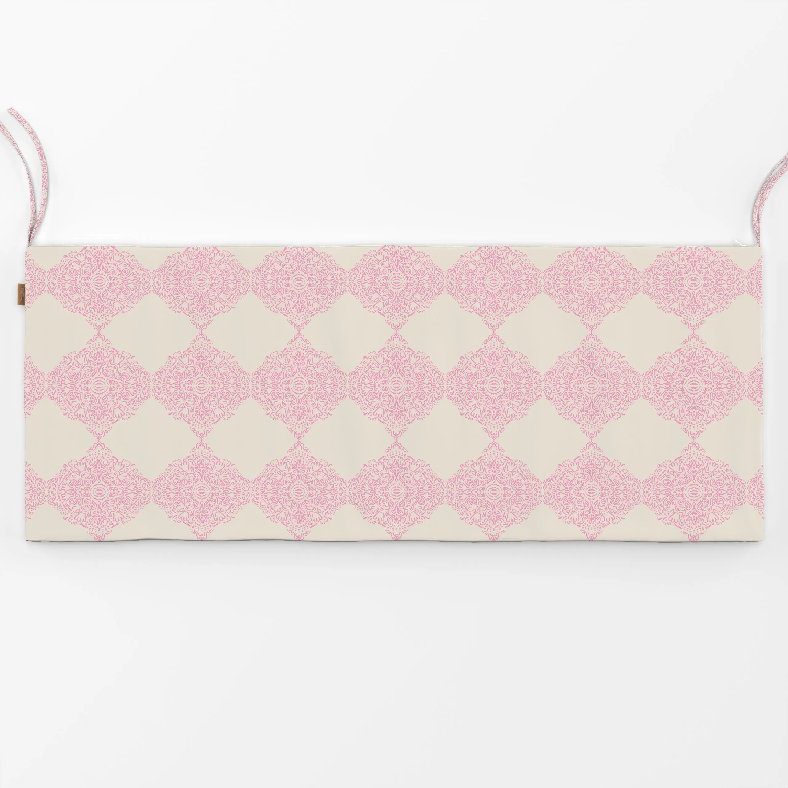 Bankauflage Ornament pink - Sommer, Symbole & Muster - von „Patries Elisabeth"; boho, mediterran, pink, Ornament, Mittelmeer...