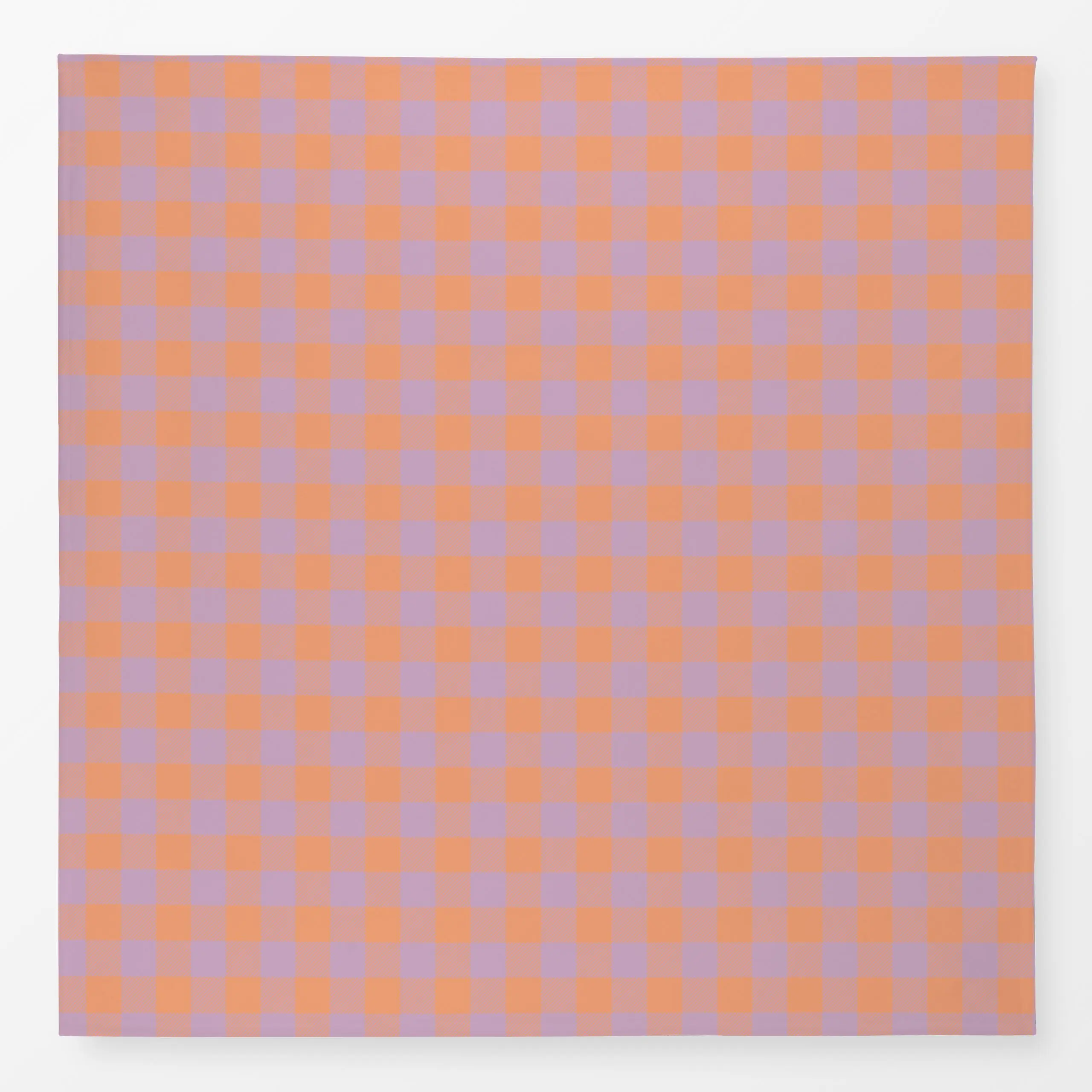 Tischdecke Modern Gingham Soft Orange, gemustert, von Studio ROSAGRAU