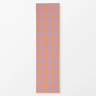 Tischläufer Modern Gingham Soft Orange