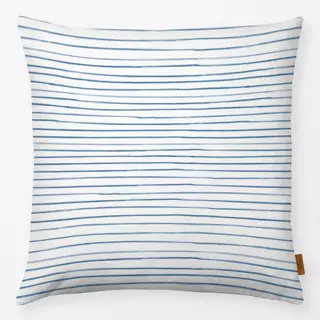 Kissen Blaue Streifen