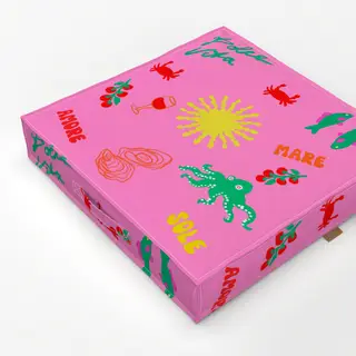 Bodenkissen Sommermix Auf Pink