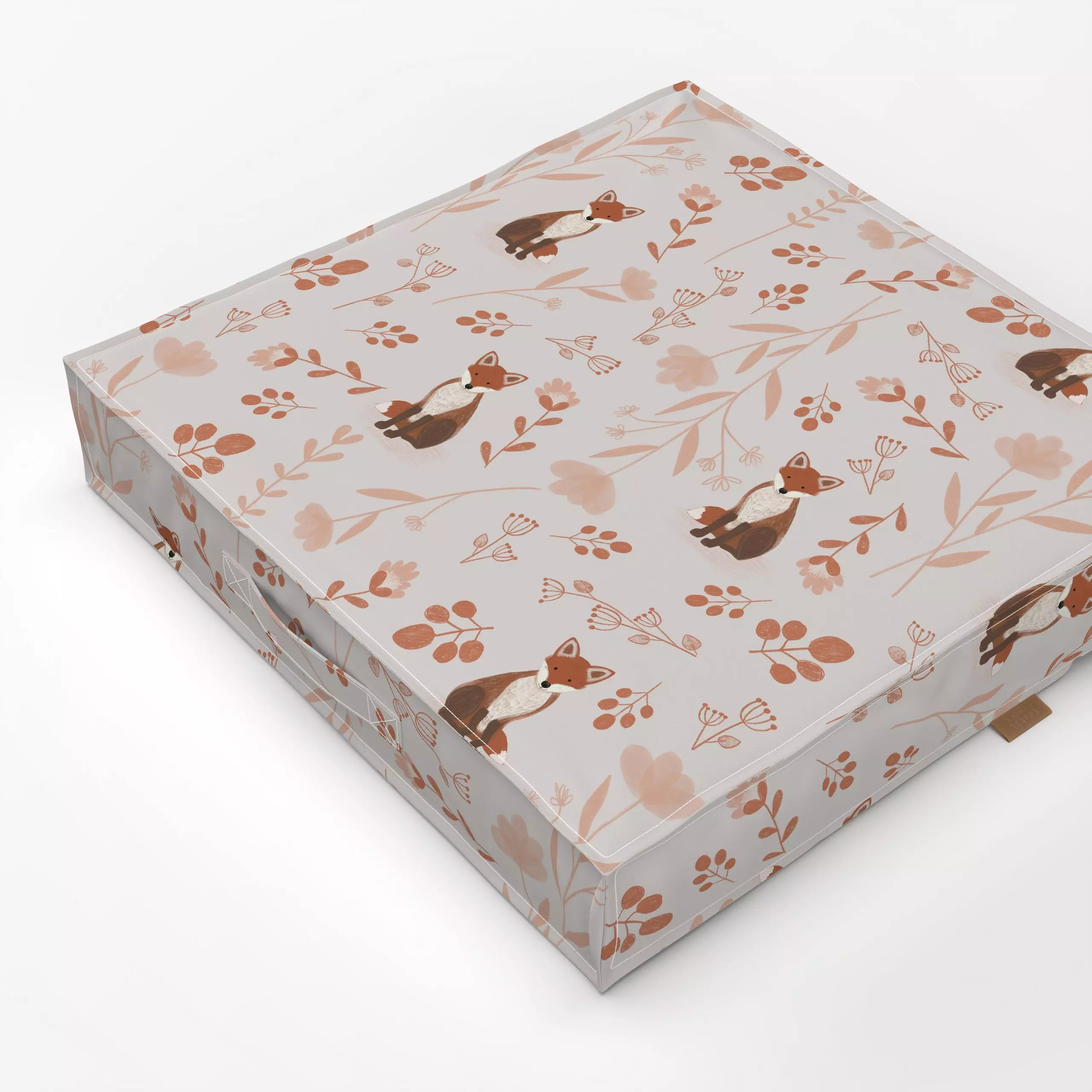 Bodenkissen Roter Fuchs - Kinderzimmer & Motive für Kinder, Natur & Landschaft - von „Menina Lisboa "; Natur, Kinder, Blumen...