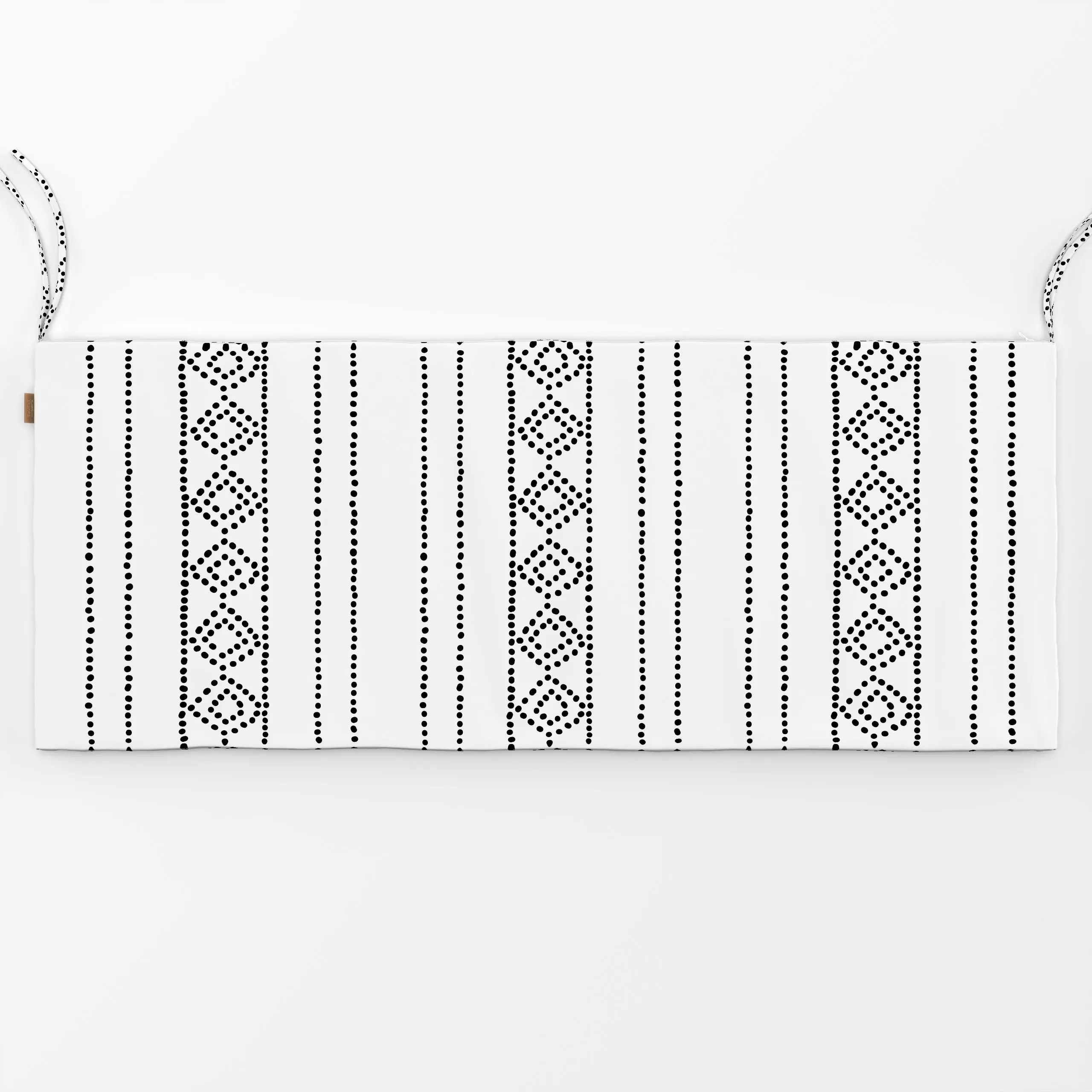 Bankauflage Boho Raute sw - Symbole & Muster - von „Katrin Graff"; marrakesch, boho, Retro, vintage, Scandianvian, Raute, Bo...