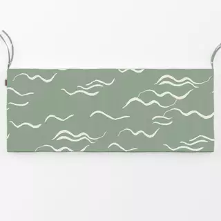 Bankauflage Wellen grün