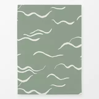 Geschirrtücher Wellen grün