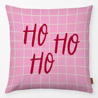 Kissen Ho Ho Ho pink