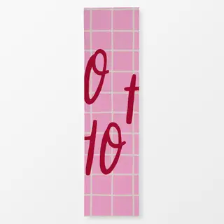 Tischläufer Ho Ho Ho pink